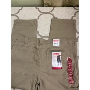 Coleman fleece lined tear resistant durable stretch tough wear pants,size: 34x28